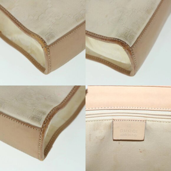 GUCCI GG Canvas Jackie Hand Bag Beige Brown Auth 54800 - Picture 15 of 15